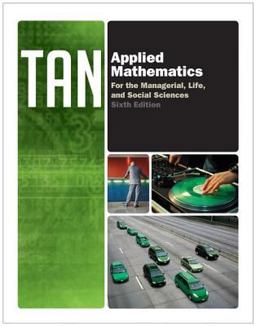 Applied Mathematics for the Managerial, Life, and Social Sciences 6th 9781133108948 Front Cover