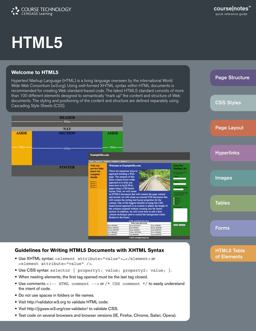HTML5 CourseNotes
