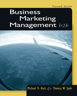Business Marketing Management B2b 11th 9781133189565 Front Cover