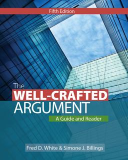 Well-Crafted Argument 5th 9781133311164 Front Cover