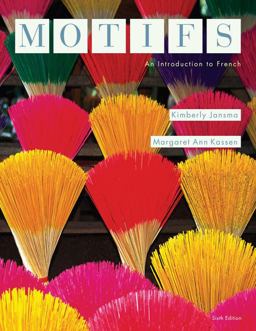 Motifs An Introduction to French 6th 9781133311287 Front Cover