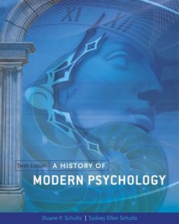 History of Modern Psychology 10th 9781133316244 Front Cover