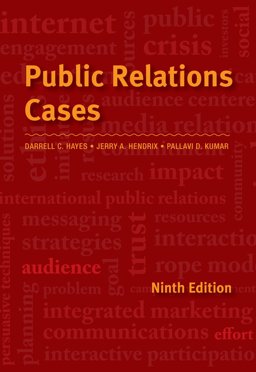 Bundle: Public Relations Cases, 9th + DVD 9th 2012 9781133393290 Front Cover