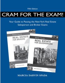 Cram for Exam! Your Guide to Pass the New York Real Estate Sale Exam 5th 9781133496052 Front Cover