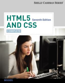 HTML5 and CSS Complete 7th 9781133526124 Front Cover