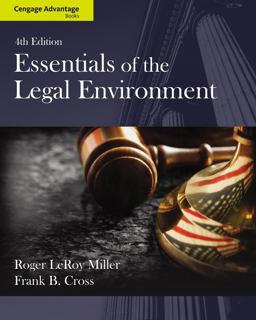 Essentials of the Legal Environment