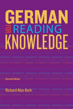 German for Reading Knowledge 7th 9781133604266 Front Cover