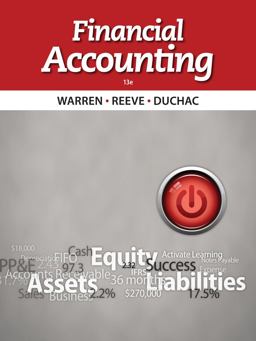 Financial Accounting 13th 9781133607618 Front Cover