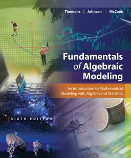 Fundamentals of Algebraic Modeling 6th 9781133627777 Front Cover