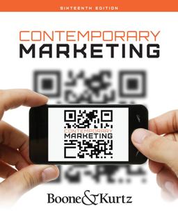 Contemporary Marketing 16th 9781133628460 Front Cover