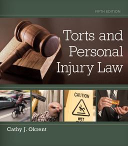 Torts and Personal Injury Law:  9781133691853 Front Cover