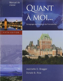 Bundle: Quant a Moi, 5th + Workbook with Lab Manual + Audio CD (Stand Alone)