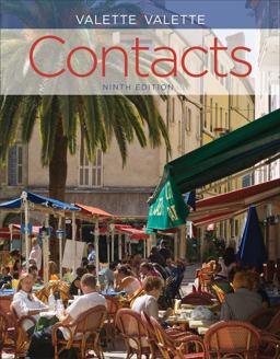 Contacts Langue et Culture Franï¿½aises 9th 9781133934004 Front Cover