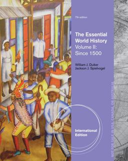 Essential World History, since 1500 7th 9781133934776 Front Cover