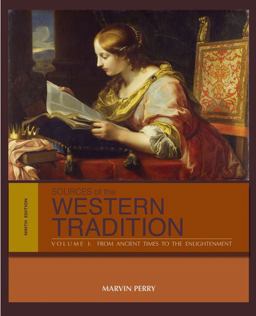 Sources of the Western Tradition Volume I: from Ancient Times to the Enlightenment 9th 9781133935254 Front Cover