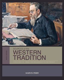 Sources of the Western Tradition Volume II: from the Renaissance to the Present 9th 9781133935285 Front Cover