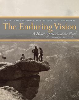 Enduring Vision A History of the American People 8th 9781133944522 Front Cover
