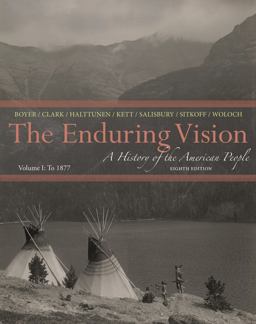 Enduring Vision A History of the American People, Volume I: To 1877 8th 9781133945215 Front Cover