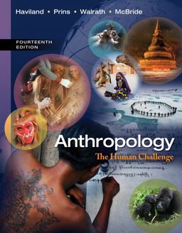 Anthropology The Human Challenge 14th 9781133945345 Front Cover