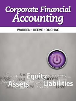 Corporate Financial Accounting 12th 9781133952411 Front Cover