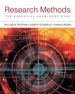 Research Methods The Essential Knowledge Base 2nd 9781133954774 Front Cover