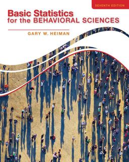 Basic Statistics for the Behavioral Sciences:  9781133956525 Front Cover