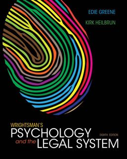 Wrightsman's Psychology and the Legal System 8th 9781133956563 Front Cover