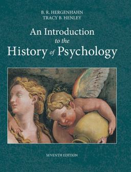 Introduction to the History of Psychology 7th 9781133958093 Front Cover
