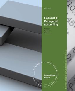 Financial and Managerial Accounting, International Edition