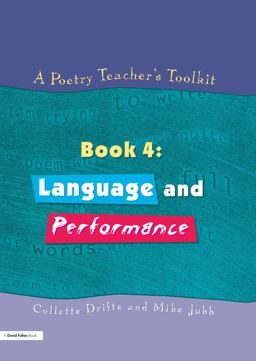 A Poetry Teacher's Toolkit