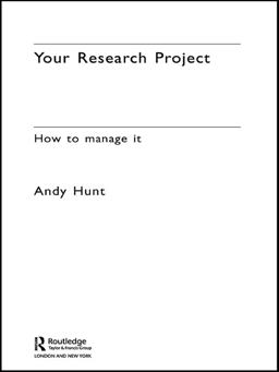 Your Research Project