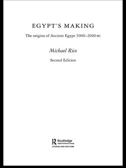 Egypt's Making