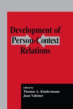 Development of Person-Context Relations