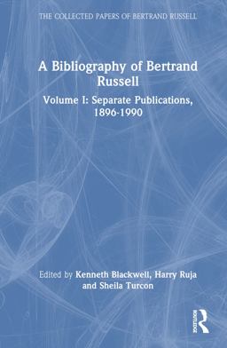 A Bibliography of Bertrand Russell