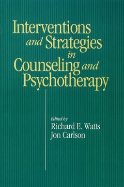 Intervention and Strategies in Counseling and Psychotherapy