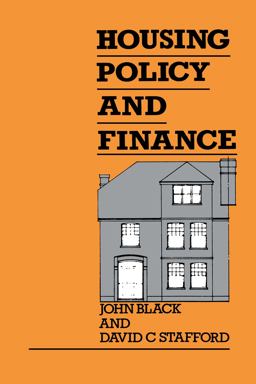 Housing Policy and Finance Housing Policy and Finance