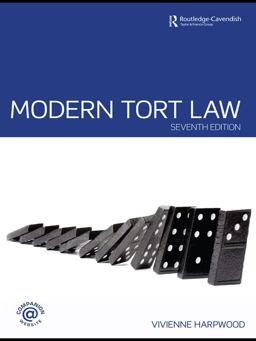 Modern Tort Law 7th 9781135252991 Front Cover