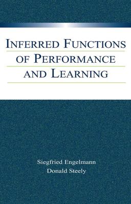 Inferred Functions of Performance and Learning