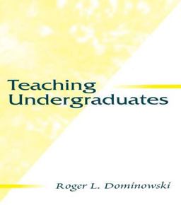 Teaching Undergraduates Teaching Undergraduates