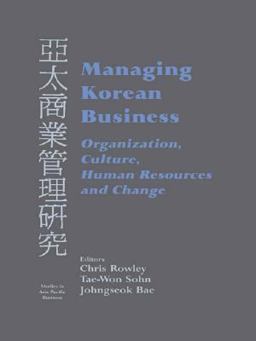 Managing Korean Business