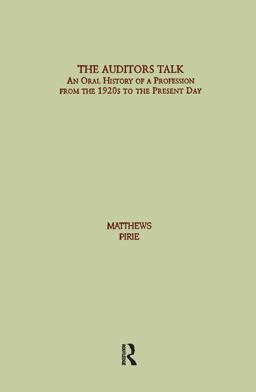 Auditor's Talk Auditor's Talk