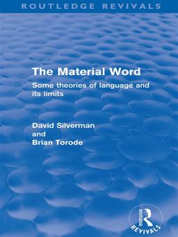 The Material Word (Routledge Revivals)