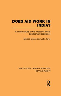 Does Aid Work in India? Does Aid Work in India?
