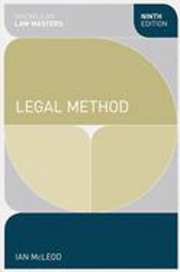 Legal Method 9th 9781137027689 Front Cover