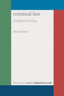 Great Debates in Criminal Law 3rd 9781137475916 Front Cover