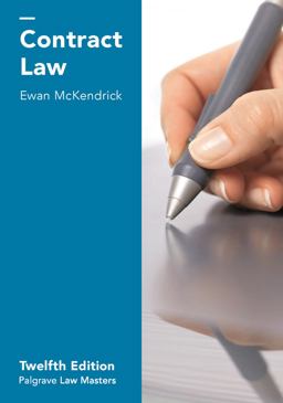 Contract Law 12th 9781137606495 Front Cover
