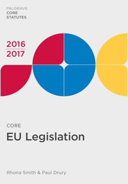 Core EU Legislation 2016-17