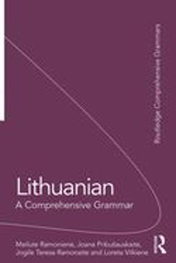 Lithuanian: a Comprehensive Grammar  9781138063617 Front Cover