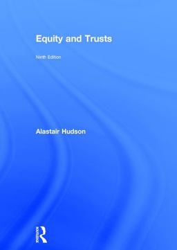 Equity and Trusts 9th 9781138122581 Front Cover