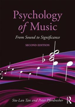 Psychology of Music From Sound to Significance 2nd 9781138124684 Front Cover